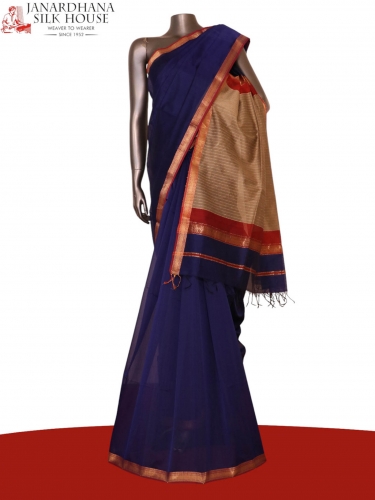 Traditional Handloom Pure Maheshwari Cotton